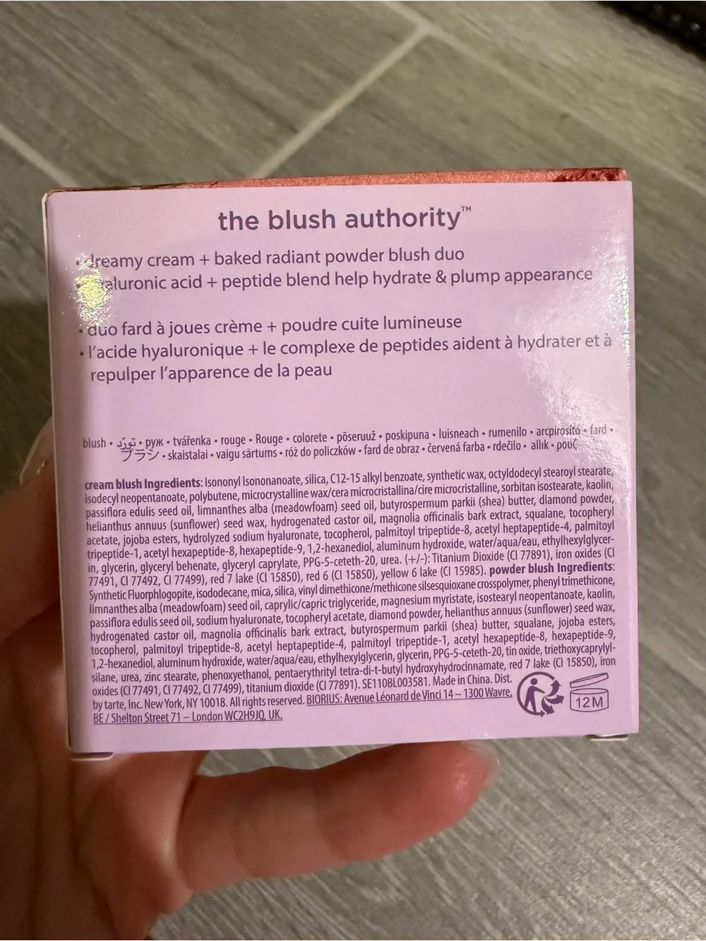 NIB Tarte Blush Duo